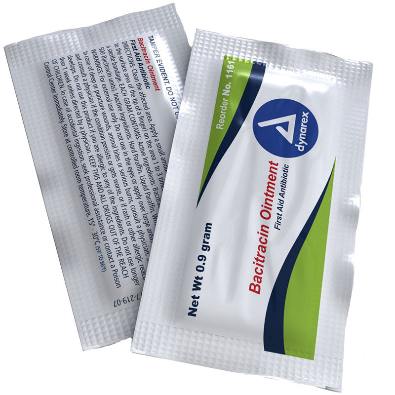 Dynarex Bacitracin Ointment  0.9 g Packet (1728/Case)