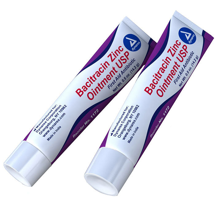 Dynarex Bacitracin Zinc Ointment  0.5-oz-Tube-72-Case