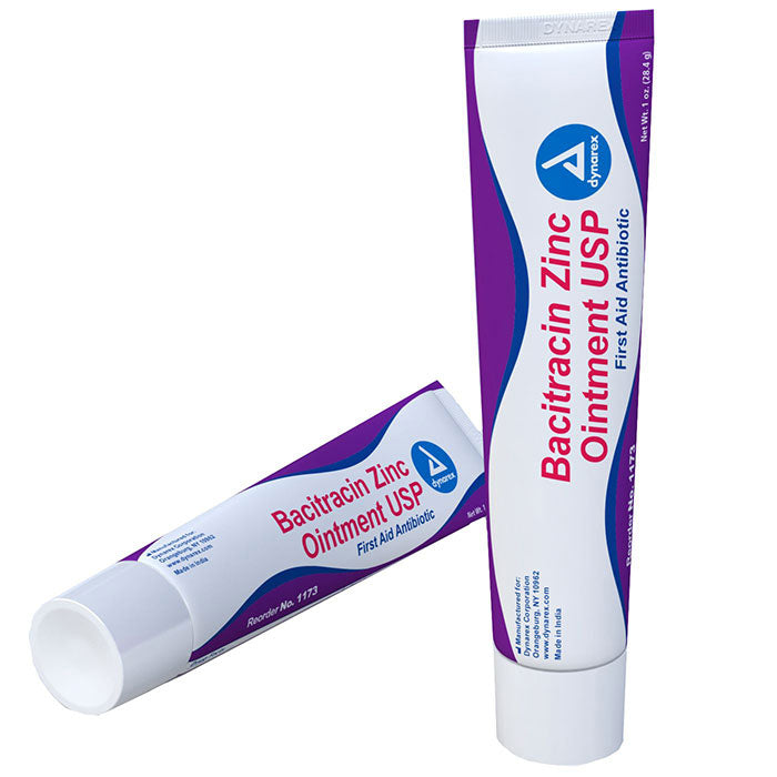 Dynarex Bacitracin Zinc Ointment  1 oz. Tube (72/Case)