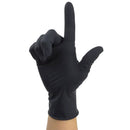 Dynarex Black Arrow Latex Exam Gloves - Pointing