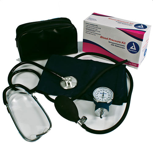 Dynarex Blood Pressure Kit (10/Case)  With Single Head Stethoscope