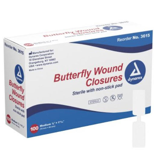 Dynarex Butterfly Wound Closure (2400/Case) 