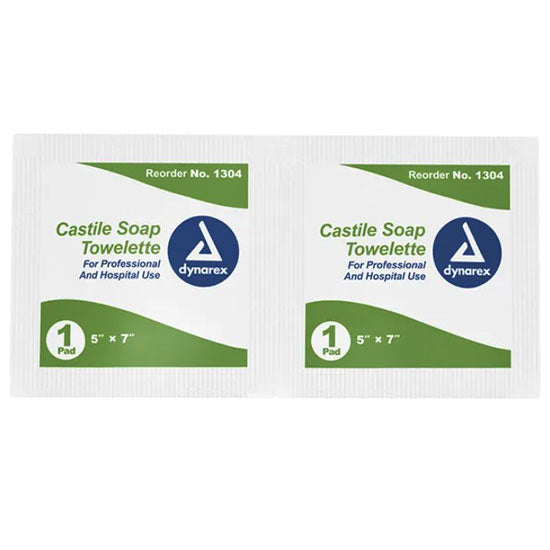 Dynarex Castile Soap Towelettes