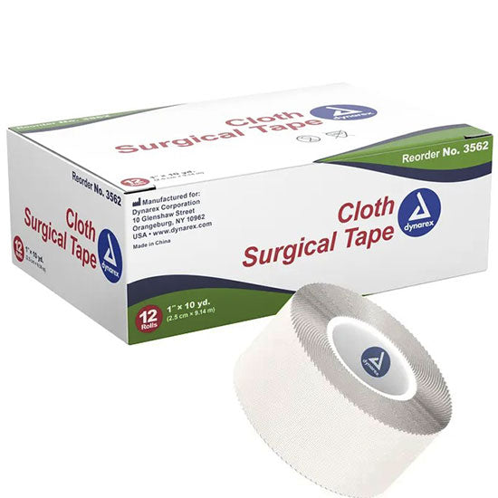 Dynarex Cloth Surgical Tape  1" x 10 yd (144/Case)