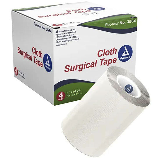 Dynarex Cloth Surgical Tape  3" x 10 yd (48/Case)