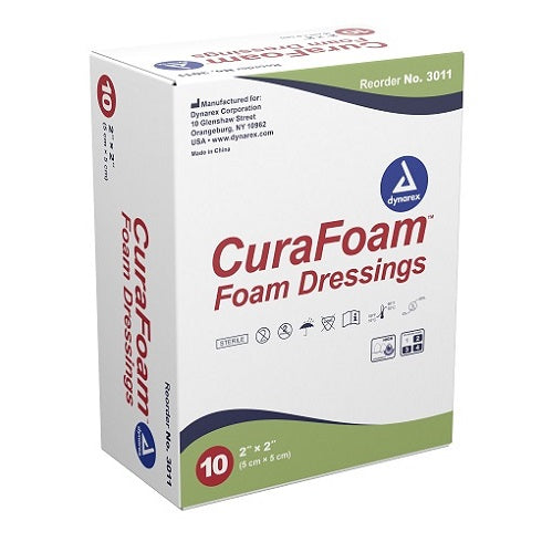 Dynarex CuraFoam Foam Dressing (120/Case) 