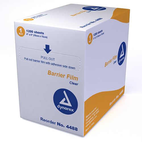 Dynarex Dental Barrier Film (9600/Case)  Clear