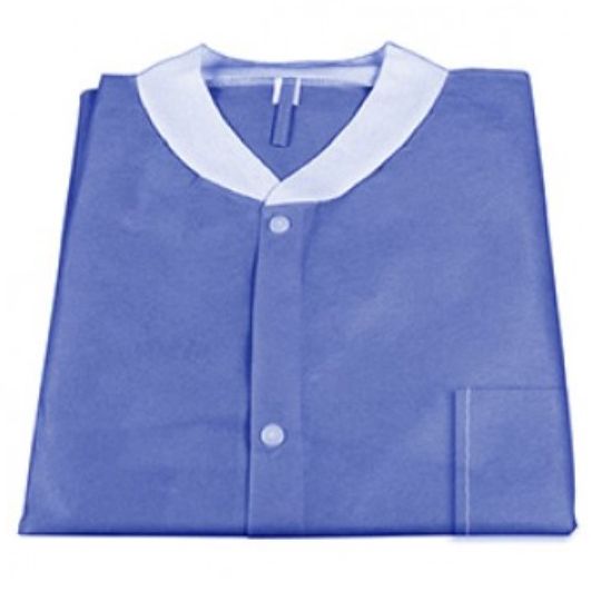 Dynarex Disposable Lab Jacket With Pockets (30/Case)  Purple - XL