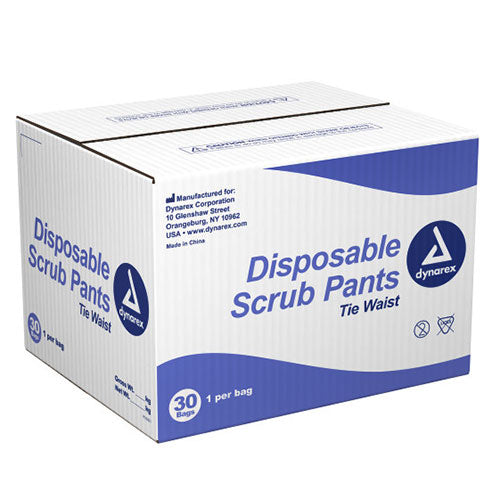 Dynarex Disposable Scrub Pants (30/Case) 