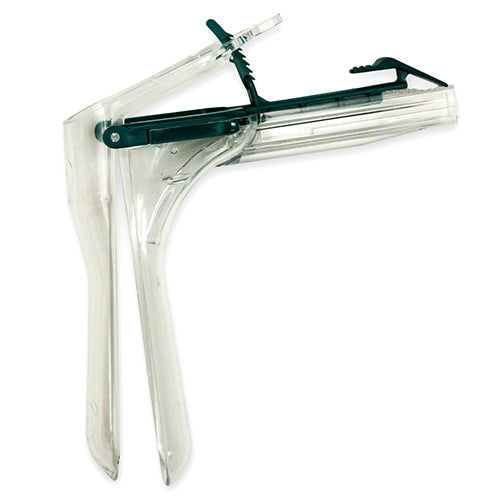 Dynarex Disposable Vaginal Speculum (100/Case)  With Light Option - Medium