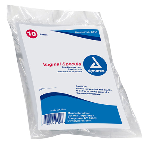 Dynarex Disposable Vaginal Speculum (100/Case)  Small