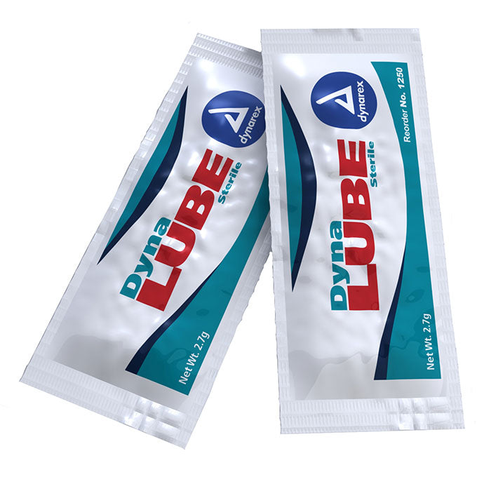 Dynarex DynaLube Sterile Lubricating Jelly  2.7 g Packet (1728/Case)
