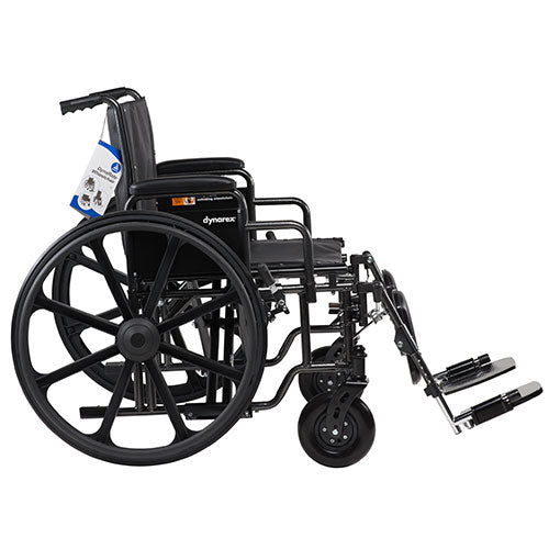 Dynarex DynaRide Heavy Duty Plus Wheelchair 