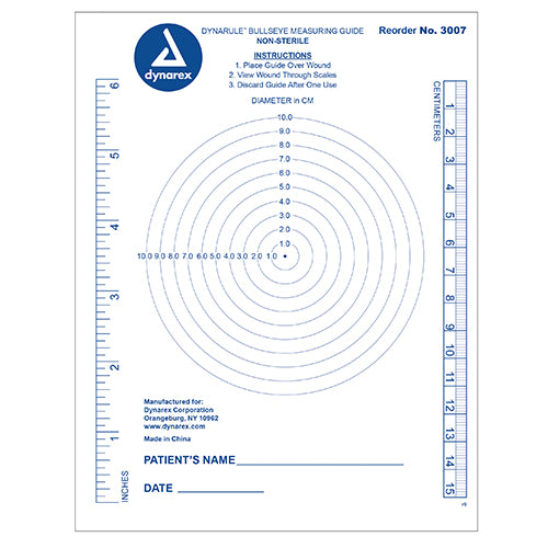 Dynarex DynaRule Bullseye Measuring Guide