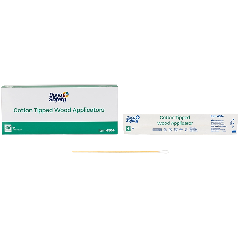 Dynarex DynaSafety Cotton Tipped Applicator