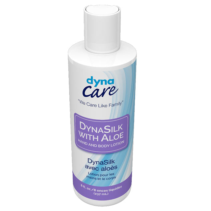 Dynarex DynaSilk Hand and Body Lotion with Aloe  8 fl oz (48/Case)
