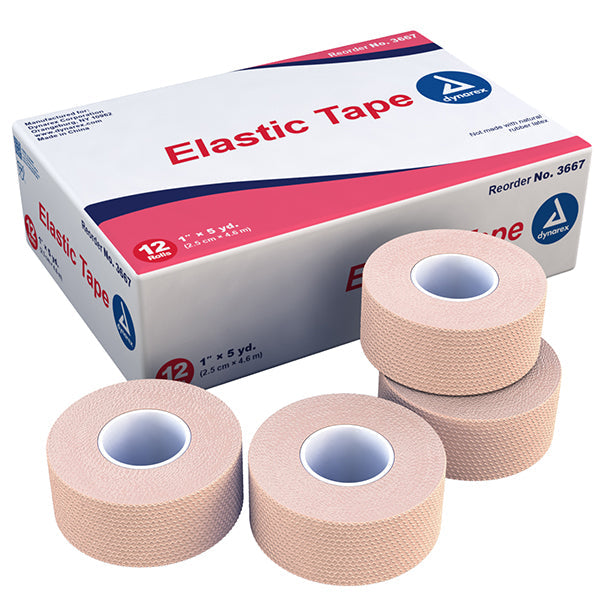 Dynarex Elastic Tape  1" x 5 yd (144/Case)