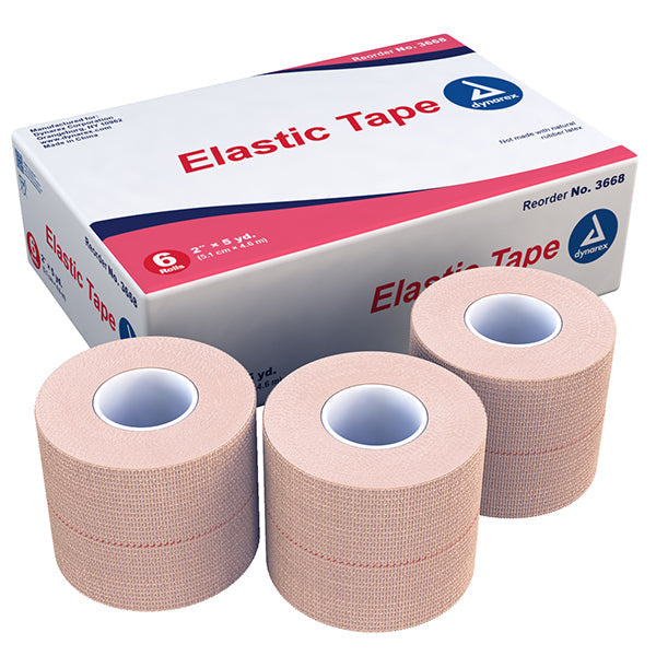Dynarex Elastic Tape  2" x 5 yd (72/Case)