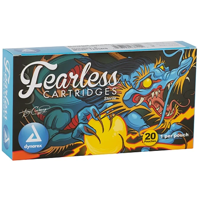 Dynarex Fearless Tattoo Cartridges - Round Liner (100/Case)