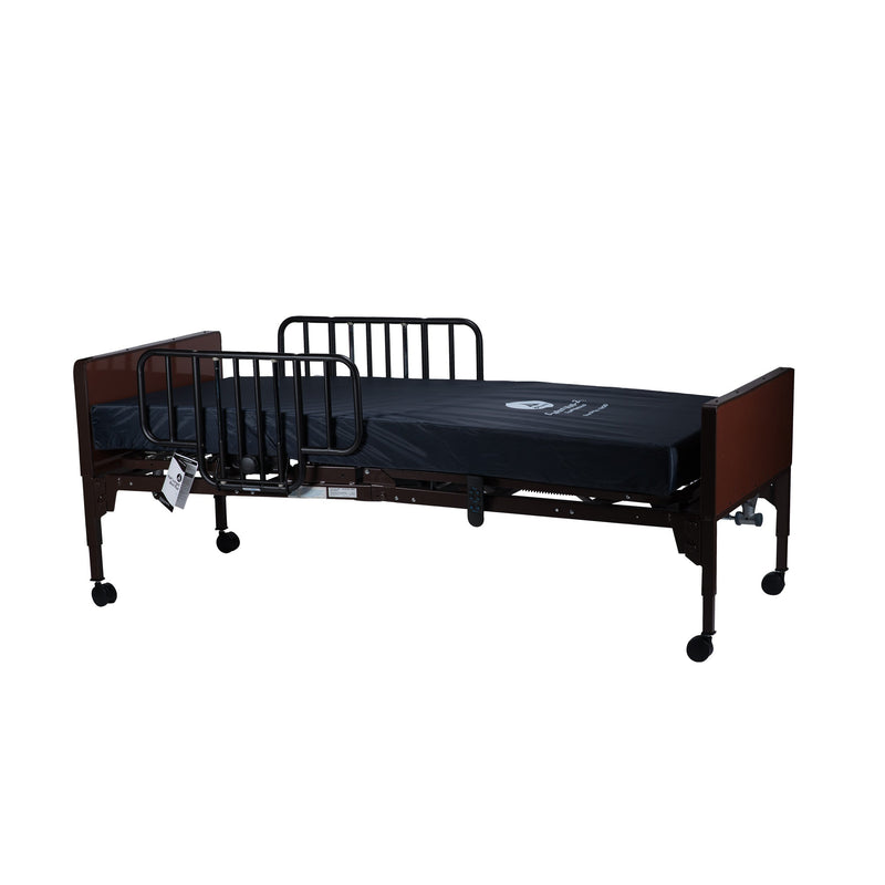 Dynarex Full Electric Home Care Bed  Bed, Mattress, and Half Bed Rail