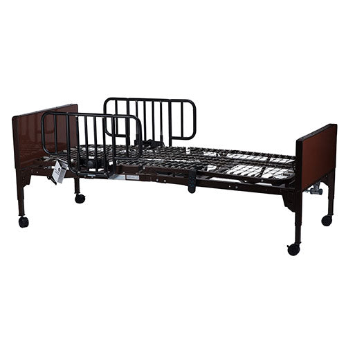 Dynarex Full Electric Home Care Bed  Bed with Half Bed Rail