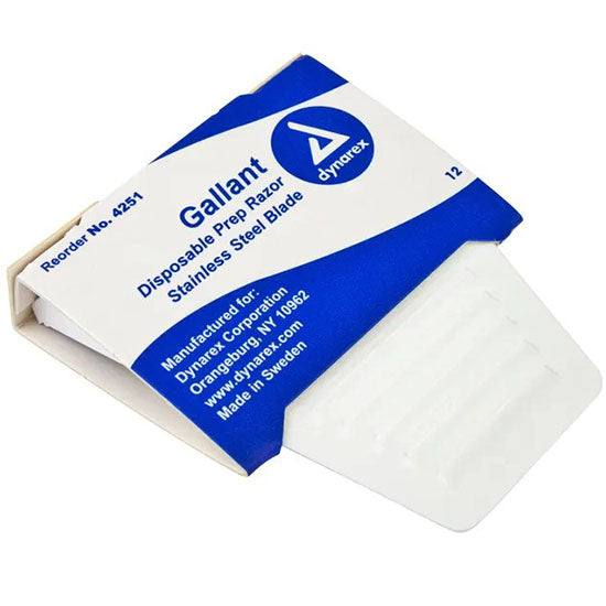 Dynarex Gallant Disposable Prep Razors 