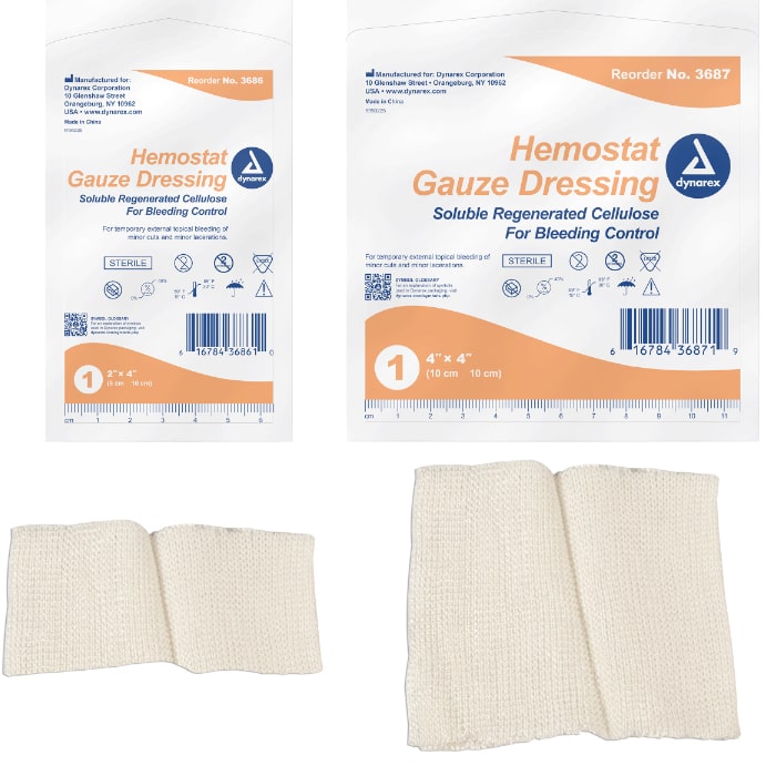 Dynarex Hemostat Gauze Dressing