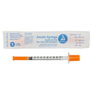 Dynarex Insulin Syringe (Non-Safety) (500/Case)  Wrapped - 1 cc - 29 G, 0.5" Needle