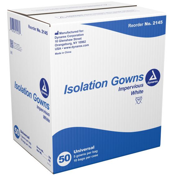 Dynarex Isolation Gown (50/Case) 