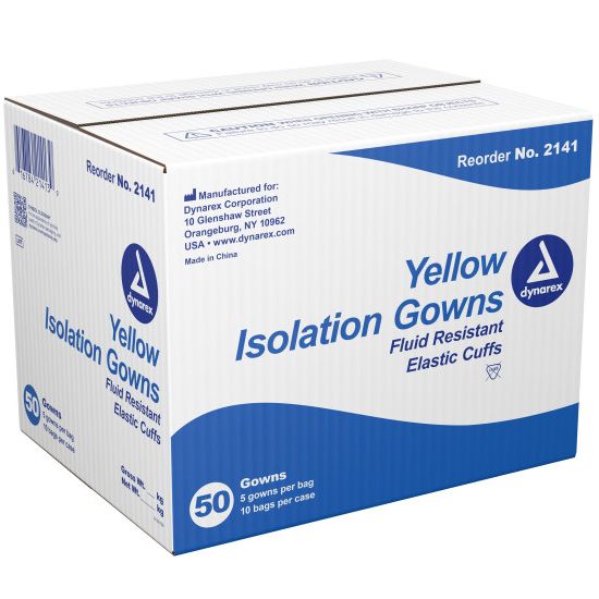 Dynarex Isolation Gown (50/Case) 