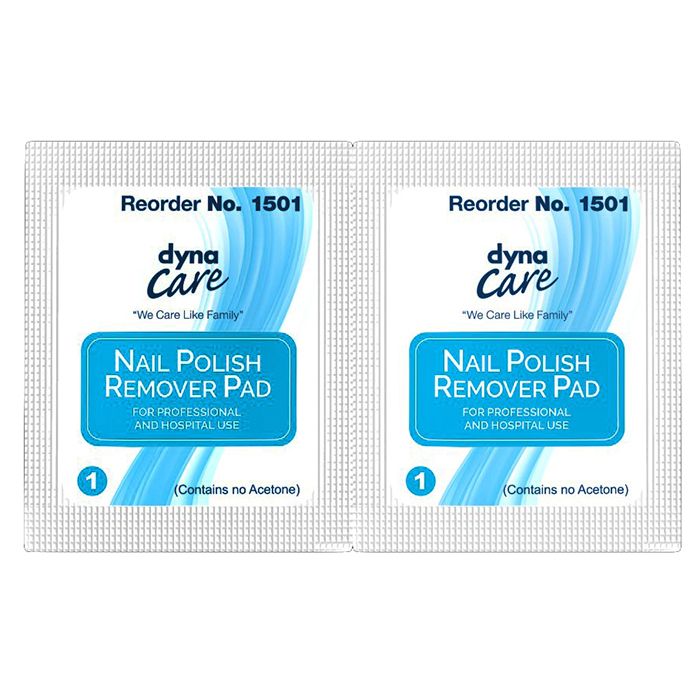 Dynarex Nail Polish Remover Pads (1000/Case)