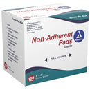 Dynarex Non-Adherent Pads - Sterile - 3" x 4" - Box