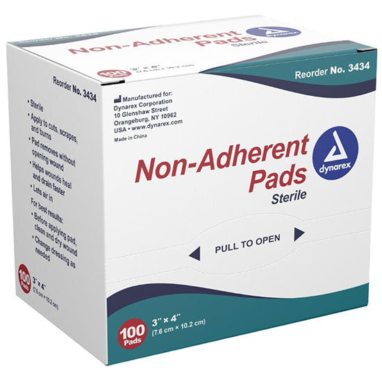 Dynarex Non-Adherent Pads - Sterile 