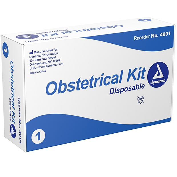 Dynarex Obstetrical Kit - Boxed packaging