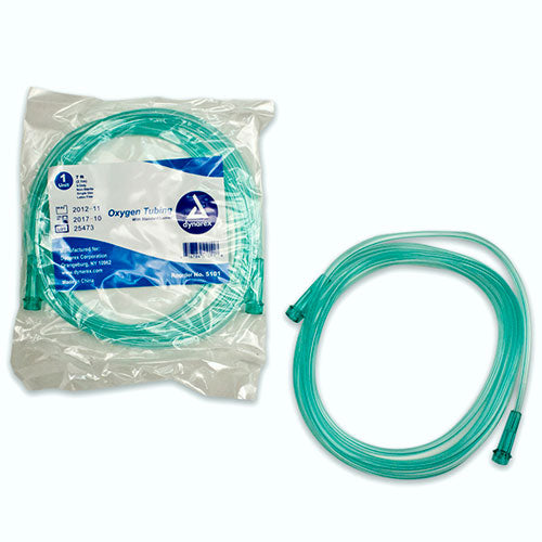 Dynarex Oxygen Tubing  Standard Lumen - 7 ft (2.1 m) (50/Case)