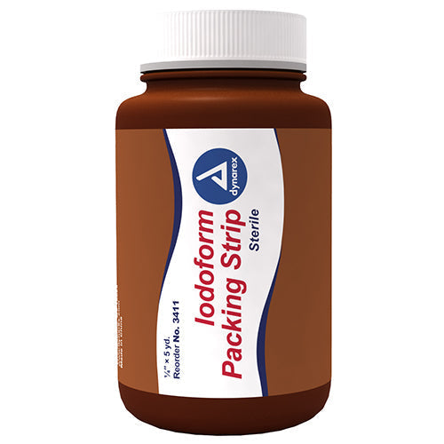 Dynarex Packing Strips (12/Case)  Iodoform - 0.25" x 5 yd