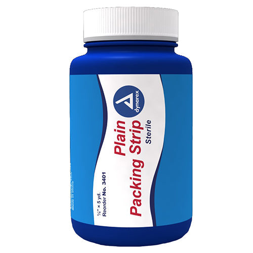 Dynarex Packing Strips (12/Case)  Plain - 0.25" x 5 yd