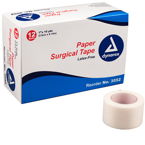 Dynarex Paper Surgical Tape  1" x 10 yd (144/Case)