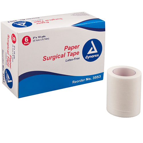 Dynarex Paper Surgical Tape  2" x 10 yd (72/Case)