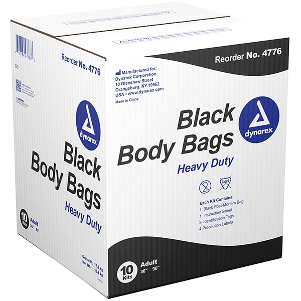 Dynarex Post-Mortem Bag Kit - Heavy Duty Adult case