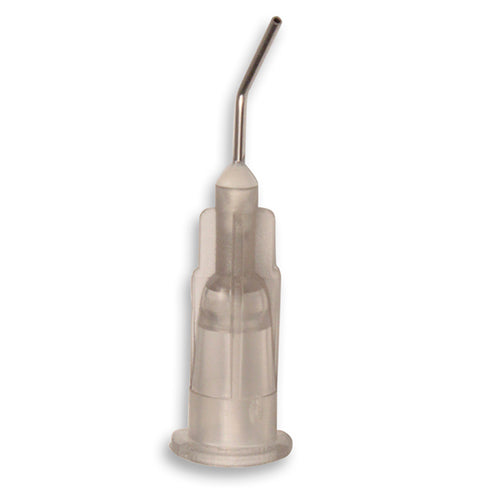 Dynarex Pre-Bent Flow Tips (2500/Case)  22G - Sealant Cement Tips, Grey