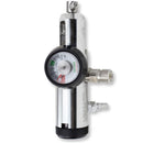 Dynarex Resp-O2 CGA Oxygen Regulator (5/Case)  All Brass - 2 DISS Outlet - 0 - 25 LPM