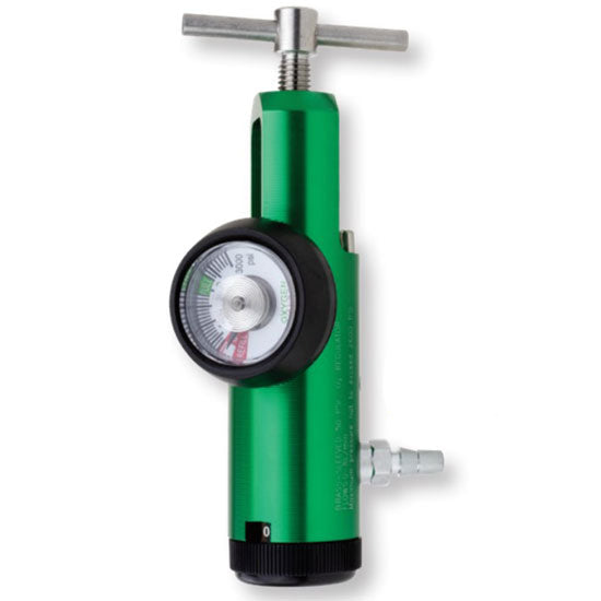 Dynarex Resp-O2 CGA Oxygen Regulator (5/Case)  Standard - 0 - 25 LPM