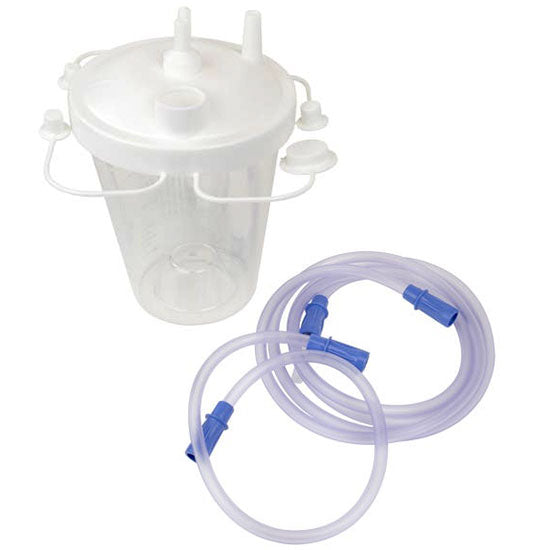 Dynarex Resp-O2 Disposable Suction Canister  800 cc with Tubing (12/Case)
