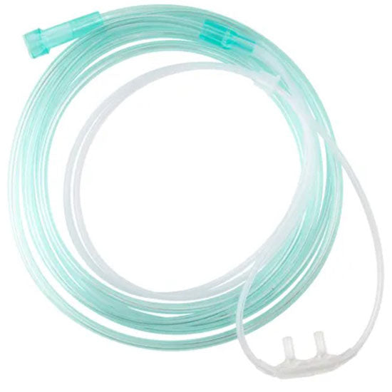 Dynarex Resp-O2 Nasal Oxygen Cannula - Cushion Tip  Adult - 50 ft Standard Connector (15/Case)