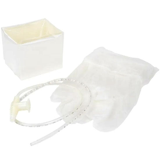 Dynarex Resp-O2 Single Suction Catheter Kits (50/Case)  12 FR - Adult