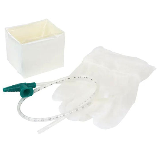 Dynarex Resp-O2 Single Suction Catheter Kits (50/Case)  14 FR - Adult