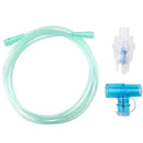 Dynarex Resp-O2 Small Volume Nebulizer Cups (50/Case)  Standard - With 7' Tubing and T-Piece / Mouthpiece