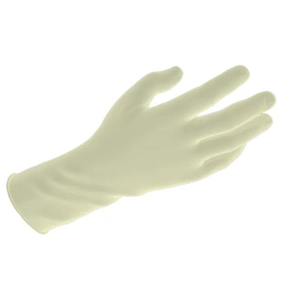 Dynarex Safe-Touch Latex Exam Gloves - Powder-Free (1000/Case)  Small