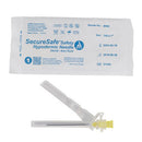 Dynarex SecureSafe Safety Hypodermic Needle - 19 G, 1" Needle